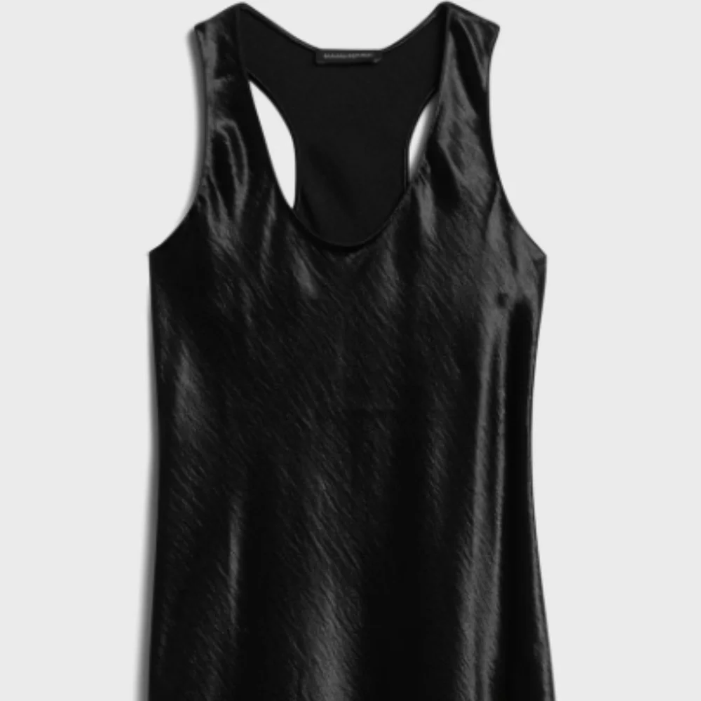 NWT!!!👠Bias Cut Midi Satin Dress - Black👠 - Picture 9 of 16